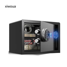 Load image into Gallery viewer, xiwoua Biometric Safe Box - (0.77 cu. ft.) Coffre Fort with Silent Mode, Backlit Keypad and LED Light, Small Safe Box for Home, Anti-Rust, Anti-Theft, Anti-Pry