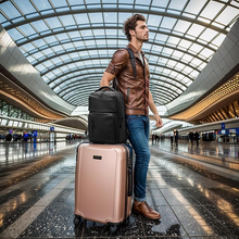 Load image into Gallery viewer, IntePak Waterproof Laptop Backpack for Men & Women, Flight Approved Anti-Theft Daypack with Laptop Sleeve