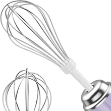 Load image into Gallery viewer, Daiopo Electric Egg Beater, Cordless Hand Mixer, Handheld Egg Whisk for Blending, Violet Double Head