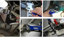 Load image into Gallery viewer, Fumxi Wide Opening Stubby Adjustable Wrench Spanner with Short Handle 4 inch Chrome Vanadium Steel Forged