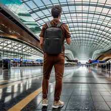 Load image into Gallery viewer, IntePak Waterproof Laptop Backpack for Men & Women, Flight Approved Anti-Theft Daypack with Laptop Sleeve