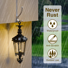 Load image into Gallery viewer, wofuie Coat Hanger Wall Mount - Metal Hooks for Hanging Heavy Duty, Screw In for Clothes, Backpack, Purse - Silver 6 Pack