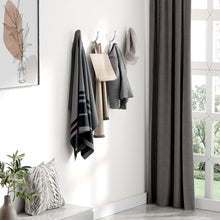 Load image into Gallery viewer, wofuie Coat Hanger Wall Mount - Metal Hooks for Hanging Heavy Duty, Screw In for Clothes, Backpack, Purse - Silver 6 Pack