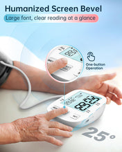 Load image into Gallery viewer, FUCHEN Blood Pressure Monitors Cuff 22-42cm, Blood Pressure Machine Large Cuff BP Monitor Upper Arm Blood Pressure BP Apparatus for Adult Elder at Home or Travel Use Heart Rate Hypertension Monitor