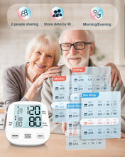 Load image into Gallery viewer, FUCHEN Blood Pressure Monitors Cuff 22-42cm, Blood Pressure Machine Large Cuff BP Monitor Upper Arm Blood Pressure BP Apparatus for Adult Elder at Home or Travel Use Heart Rate Hypertension Monitor