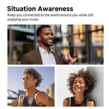 Load image into Gallery viewer, puaifa Open Ear Headphones Wireless Bluetooth, Clip-On Earbuds with 4 ENC Noise Cancelling Mic, Stable Fit, Dual Connection, EQ Customized, Sports Earphones for Workout/Running C30