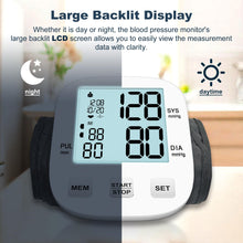 Load image into Gallery viewer, FUCHEN Blood Pressure Monitors Cuff 22-42cm, Blood Pressure Machine Large Cuff BP Monitor Upper Arm Blood Pressure BP Apparatus for Adult Elder at Home or Travel Use Heart Rate Hypertension Monitor