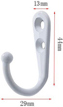 Load image into Gallery viewer, huoene Metal clothes hooks 4 PCS Wall Mounted Hooks Coat Hooks Retro Door Robe Hook for Hanging Towel Clothes Hat Key Cup Single Metal Hook Cloth Hanger for in Bedroom Bathroom Kitchen Cupboard