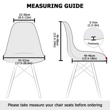 Load image into Gallery viewer, gezuao Stretch Shell Chair Cover,Mid Century Chair Covers Jacquard Accent Chair Covers,Armless Chair Slipcovers Washable Chair Protector for Dining Living Room Bedroom(Coffee,4PCS)
