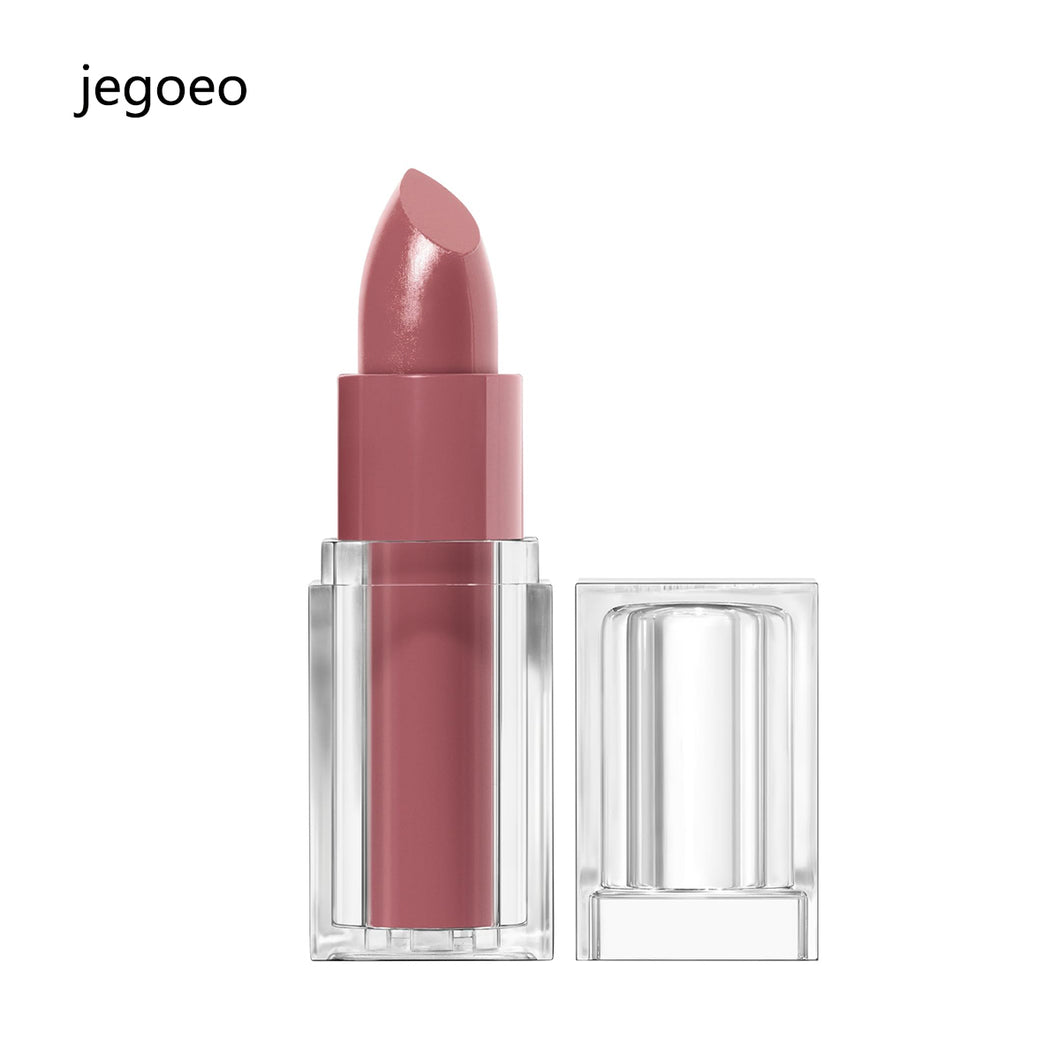 jegoeo Clean Lip Color, Satin Finish, 24-Hour Wear, Squalane, Avocado & Aloe, Carmine-Free, Non-Drying