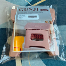 Load image into Gallery viewer, GUNJI Folding Step Stool - (Pack of 1) Foot Stool with 5cm Height - Holds Up to 300 lbs - Lightweight Plastic Foldable Step Stool for Kitchen, Bathroom &amp; Living Room (pink)
