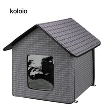 Load image into Gallery viewer, koloio Pet House for Small Dogs &amp; Cats – Insulated Dog House Outdoor with Foam Insulation &amp; Waterproof Fabric, Lightweight Portable Dog House – 22.1 x 17.7 x 16.9
