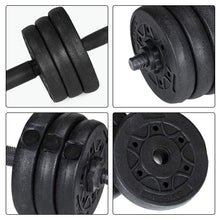 Load image into Gallery viewer, Borje Adjustable Weights Dumbbells Set, Lifting Dumbbells Weight Set,Total 20KG/44LBS(Pairs) with Connecting Rod Can Be Used As Barbell for Home Gym Work Out Training

