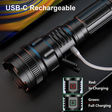 Load image into Gallery viewer, Yaninkle Rechargeable Flashlight, Super Bright LED Flashlights - High Lumen, 3 Modes, Zoomable Handheld Flash Light, Waterproof Lampe de poche for Camping Hiking Emergency Gift-Giving (2 Pack)
