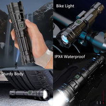 Load image into Gallery viewer, Yaninkle Rechargeable Flashlight, Super Bright LED Flashlights - High Lumen, 3 Modes, Zoomable Handheld Flash Light, Waterproof Lampe de poche for Camping Hiking Emergency Gift-Giving (2 Pack)
