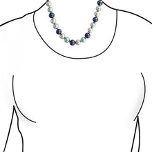Load image into Gallery viewer, DINGEE Black, White Brown Grey Blue Multi-Color Strand Long 10MM Simulated Pearl Necklace for Women 18, 20 Inch
