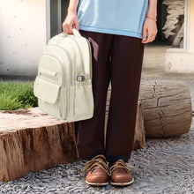 Load image into Gallery viewer, LAOBIAO Aesthetic Daypack Backpack, Water-Resistant, Featuring Touch-Fastener and Anti-Theft Pockets
