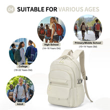 Load image into Gallery viewer, LAOBIAO Aesthetic Daypack Backpack, Water-Resistant, Featuring Touch-Fastener and Anti-Theft Pockets
