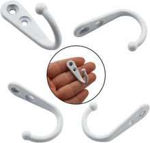 Load image into Gallery viewer, huoene Metal clothes hooks 4 PCS Wall Mounted Hooks Coat Hooks Retro Door Robe Hook for Hanging Towel Clothes Hat Key Cup Single Metal Hook Cloth Hanger for in Bedroom Bathroom Kitchen Cupboard
