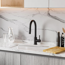 Load image into Gallery viewer, Mavooe Kitchen Faucet Kitchen Faucets with Pull Out Sprayer, Kitchen Sink Faucet, Kitchen Tap, RV Kitchen Faucet, Laundry Faucet, Bar Faucet, Kitchen Faucet Stainless Steel for 1 Hole Install Only
