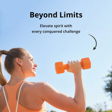 Load image into Gallery viewer, Feyvio Dumbbells Compatible with Set of 2 Neoprene Dumbbells Set,1-15 LB, Anti-Slip, Anti-roll, Hex Shape Pink
