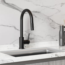 Load image into Gallery viewer, Mavooe Kitchen Faucet Kitchen Faucets with Pull Out Sprayer, Kitchen Sink Faucet, Kitchen Tap, RV Kitchen Faucet, Laundry Faucet, Bar Faucet, Kitchen Faucet Stainless Steel for 1 Hole Install Only
